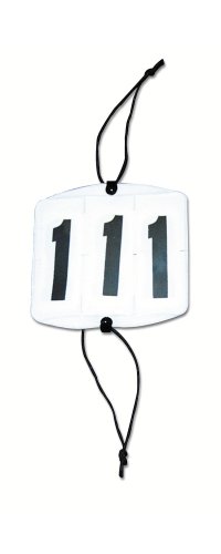 WALDHAUSEN Kopfnummern 4-stellig Für Zaumzeug | Mit Gummibändern | Weiß