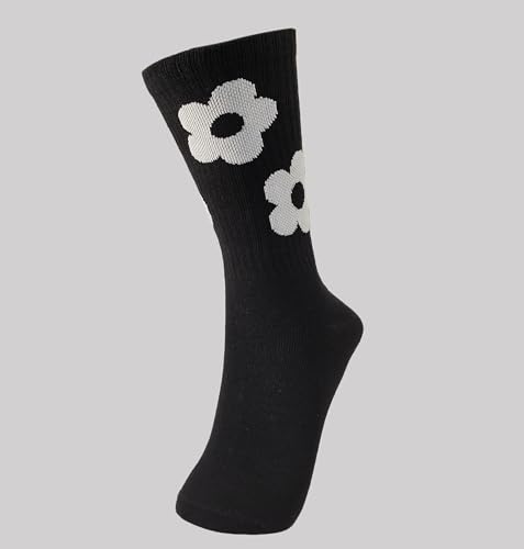 Image of TRAZO Women's Calf Length Designer Printed Multicolor, Multi-Purpose Socks | Socks for Women (Pack of 5)