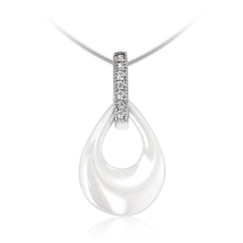 Collar de plata 925 Tuscany Silver colgante mujer circonita gargantilla