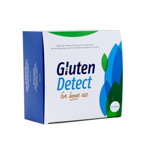 Gluten Detect Kit (12 Tests) - Rapid Home Test for Evaluating Gluten-Free Diet and Accidental Exposure via Urine