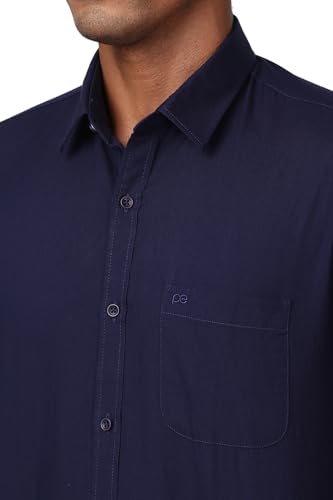 Image of Peter England Men's Solid Slim Fit Shirt