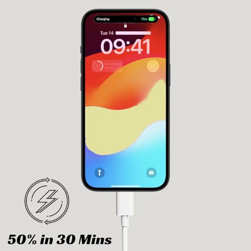 Image of Type C to Type C Cable 1 Meter, 480Mbps Data Sync & Charging Cable, Braided Cord for Phone, Tablet, Laptop and USB C Devices, White