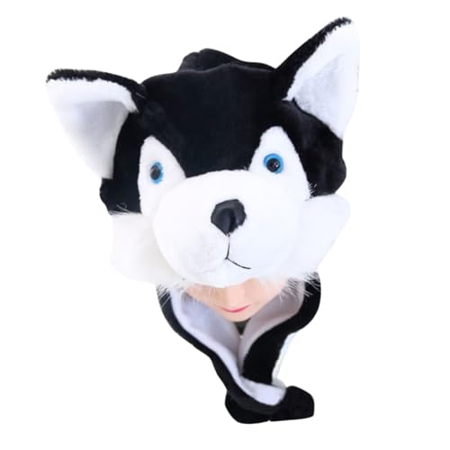 BCOATH Funny Cartoon Animal Hat for Black Design Adorable and Playful Winter Hat for Boys for Parties and Dress Up Events