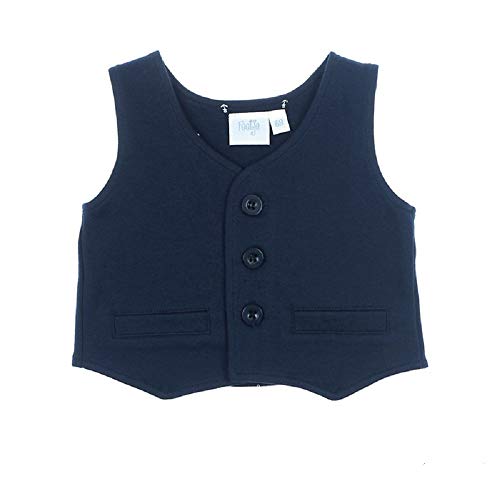 Feetje Baby-Jungen Weste Klassische Anzugweste, Marine (010), 74