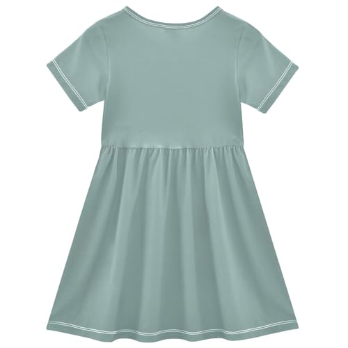 Sage Girls Dresses Short Sleeve Casual Skater Sundress2