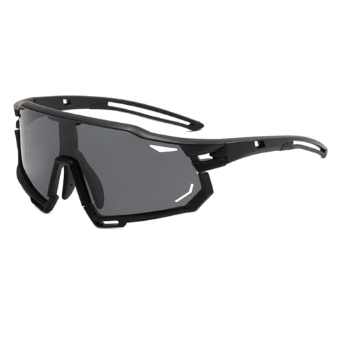[VQXARDJH] Large-frame outdoor sports polarized photochromic sunglasses for men with UV protection(Xsy9932pblackframegrayfilm)