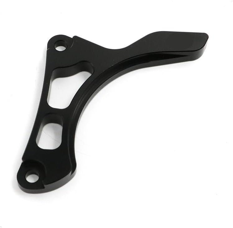 for Yamaha YFZ450R 2009-2016 ATV Quad Case Saver Engine Guard Chain Engine Cover Protection CNC Billet Aluminum DKEKE(Black)