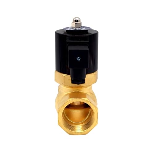 Électrovanne à vapeur en laiton NC G1-1/2 vanne magnétique électrique AC220V - 3
