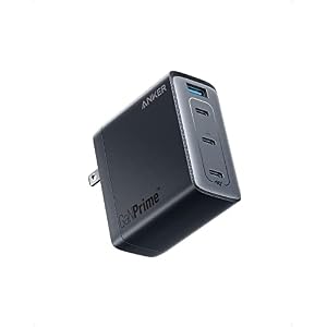 Anker 150W Max USB C Charger Block, 4-Port Compact Foldable GaN Charger for...
