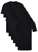 Produktbild Hugo Boss Herren T-Shirts Business Shirts V-Neck 50325389 6er Pack, Farbe:Schwarz;Größe:L;Artikel:-001 Black