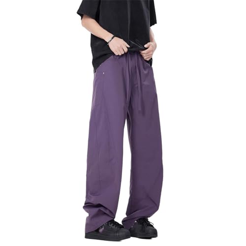 Men's Pants Workwear Wide Leg Straight Loose Fit Retro High Street Summer Casual Long Pants for Men3