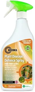 WeedKil Leaf Spot Treatment & Plant Disease Spray 1L | Organic & Natural Plant Protection Spray for Outdoor Plants & Houseplants | Child & Pet Friendly Spray Helps Your Plant Retain Its Health