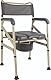 Identités, Sardinien-Toilettenstuhl, verbessert die Autonomie, sichert Toilette, bequem, flach, höhenverstellbar, wasserdichter Sitz, abnehmbarer Topf, max. Gewicht 130 kg, festes Modell,