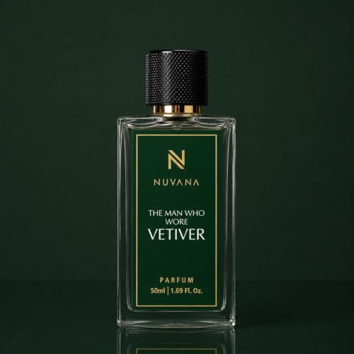 Image of The Man Who Wore Vetiver Perfume 50ml for Men | Fresh Grapefruit Vetiver Woody Fragrance | Long Lasting Luxury Perfume Spray | Premium Earthy Aromatic Scent for Office, Daily Wear & Special Occasions