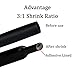Heat Shrink Tubing - 3:1 Adhesive Lined, Marine Grade Shrink Tube - 3.5
