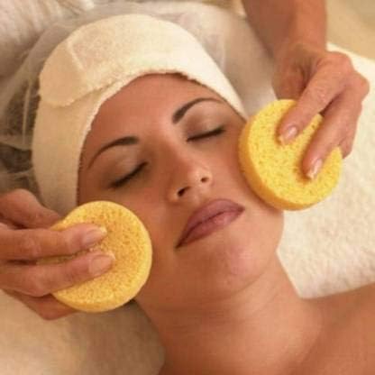 Image of MOOLYAVAAN PRODUCTS Compressed Facial Sponges For Face Cleansing 100% Natural Eco Friendly Facial Sponges For Estheticians - Round Makeup Sponges Travel Makeup Remover Pads - Reusable Face Sponge (12)
