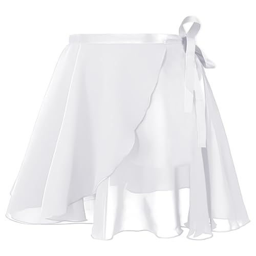AYBUY Damen Ballettrock Wickelrock, Tanz Rock aus Chiffon Mit...