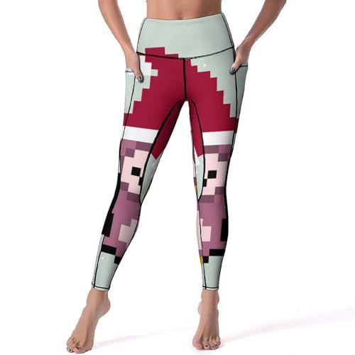 Pantalon de sport yoga taille haute legging animaux fitness gym taille S