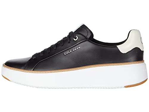 Cole Haan Cole Haan Womens Grandpro Topspin Sneaker, Black/Optc Wht/Cyber Yellow, 5-B US