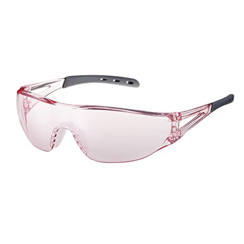 [スワンズ] 日本製 アシストグラス YK-9N LPN/LPN ライトピンク くもり止め 花粉 PM2.5 粉塵 飛沫防止