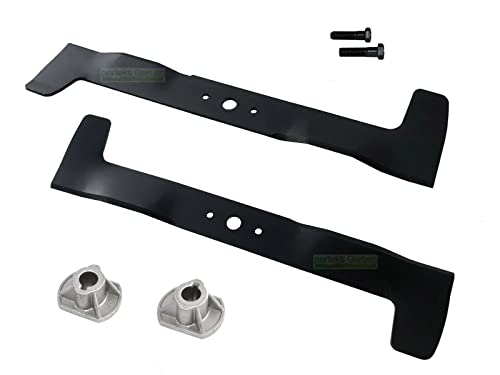Jeu de lames de mulching de 102 cm compatibles avec Honda CASTELGARDEN ISEKI SOLO STIGA VIKING TWIN CUT