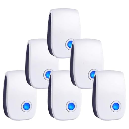 zybeauty Upgraded Ultrasonic Repellent Electronic Plug in Indoor Pest Control Repeller for Insects Mice Rodents Spiders Cockroach Bug Roach Mosquitoes 6 Packs