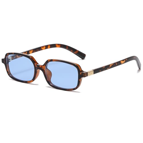 Long Keeper Small Retro Sunglasses for Women Men 90s Narrow Rectangle Sunglasses Vintage Slim Square Rectangular Sunglasses