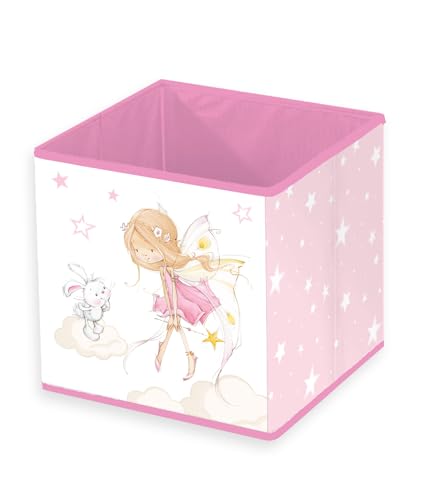 Herding Young Collection Scatola portaoggetti Little Fairy, Circa 30 x 30 x 30 cm, Da Posizionare a Terra o su uno Scaffale, 100% Polipropilene, 100% Carta all'Interno