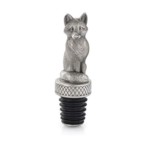 Royal Selangor Woodland Pewter Fox Wine Stopper Cover