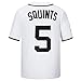 Aolapo 90s Outfit for Men,Sandlot 30 Jersey Rodriguez 30 Squints 5 Yeah-Yeah 11 Short Sleeve Baseball Jerseys for Men Women (L, 5 White)
