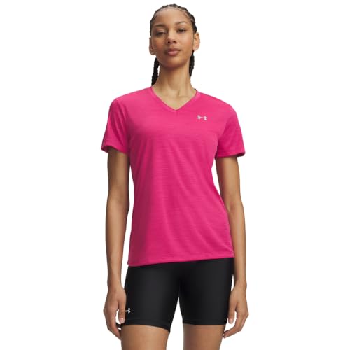 Image of Under Armour Women's Velocity Twist Short Sleeve V Neck T Shirt