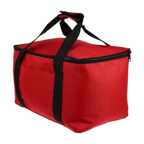 PRETYZOOM Insulated Pizza Bag Large Thermal Food Warmer Handle Portable Pizza Carrier for