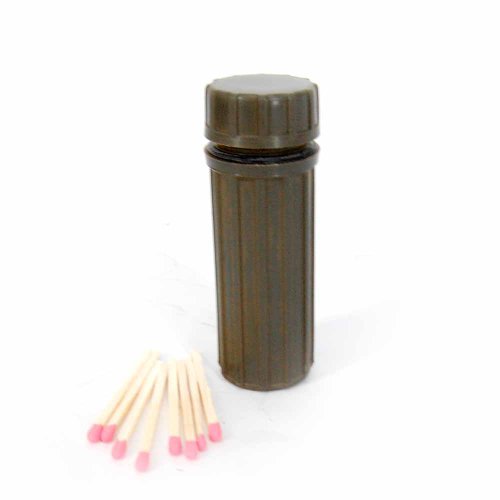 Mil-Tec - Scatola US per fiammiferi, impermeabile