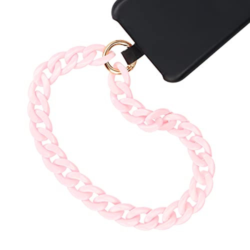 Nueva Pulsera para móviles de Abalorios de Colorines - El Accesorio de Moda - Phone Strap - Soporte móvil - Abalorios - Moda (Pulsera, Cadenas Rosas) Cover