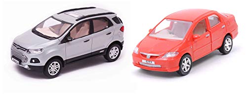 Image of Centy Toys Echo Sports, Multi Color & Honda City Car, Multi Color Combo, Kid