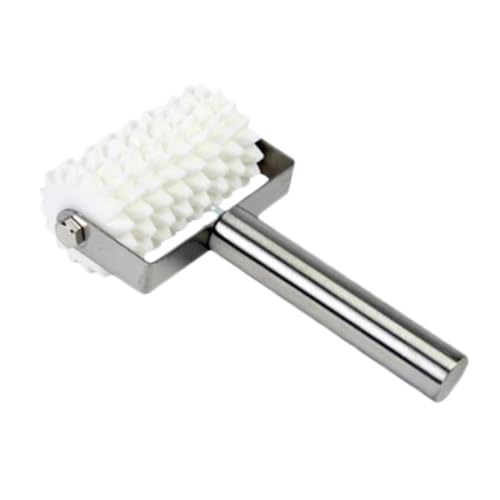 A-to-Z Supply SLRD008 Roller Docker, 8 Wheels, Plastic Barrel, Stainless Steel Handle