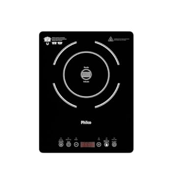 Cooktop de Indução Philco PCT10A Diferentes Níveis de Potência e Temperaturas 220V