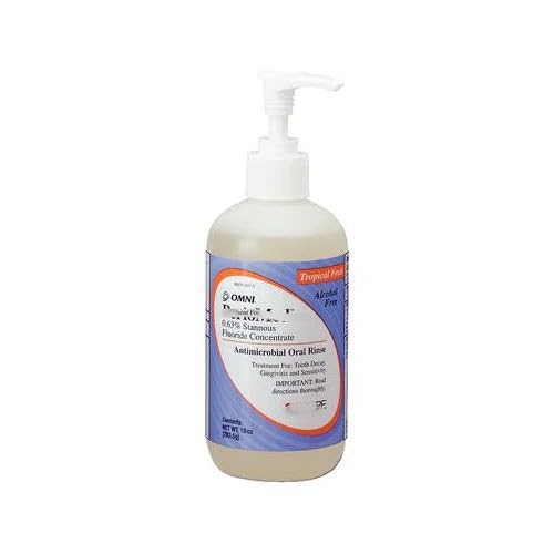 12105F 0.63% Stannous Fluoride Oral Rinse Concentrate Refill, Tropical Fruit Flavor, 10 oz. Bottle with Pump