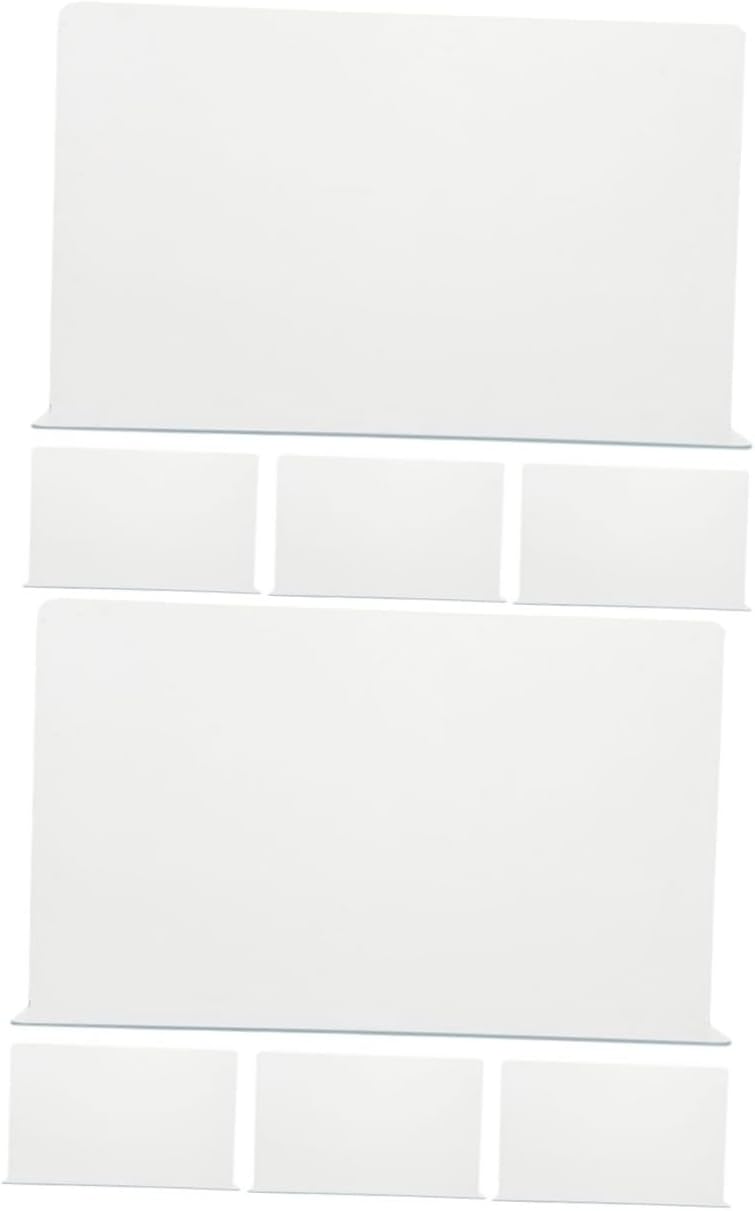 8pcs Transparent Plastic Bathtub Splash Guard Water Barrier for Shower Sink and Washbasin -Splash Board for Safe Bathing