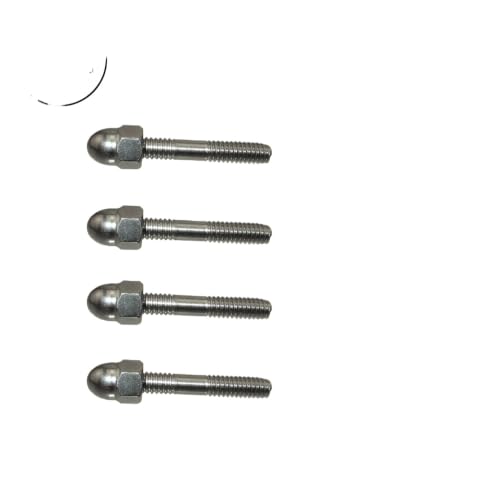 Tuerca abombada para perno de escape M6 x 35 mm de pit bike y quad