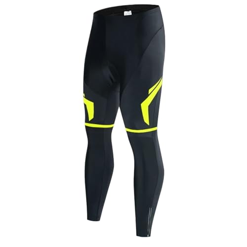Pantalon de cyclisme homme automne-hiver coupe-vent et thermique noir