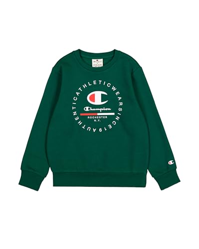Legacy Graphic Shop B 306838 -Ultra-Light Soft Compact Powerblend Fleece Crewneck Felpa Bottiglia HLG 3-4 Anni bambino verde