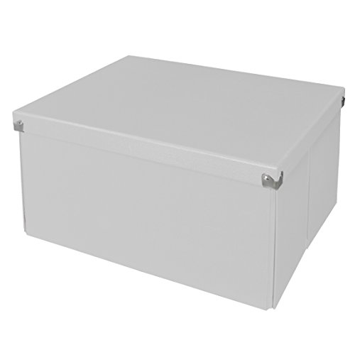 Samsill PNS02LSBK Pop n' Store Decorative Storage Box With Lid