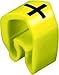 WEIDMULLER 0251311738 +, Terminal Marker, Yellow, CLI C 2-4 GE/SW + MP, 100 PCS