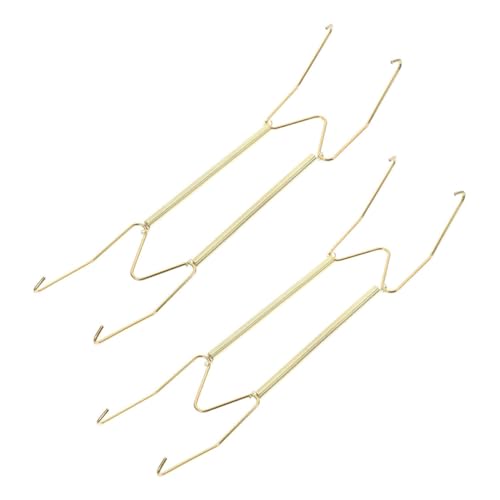 Mikinona 2pcs Plate Hangers For Wall: Wall Plate Holders For Displaying - Decorative Dish Holder - Display Hooks For Home Decoration