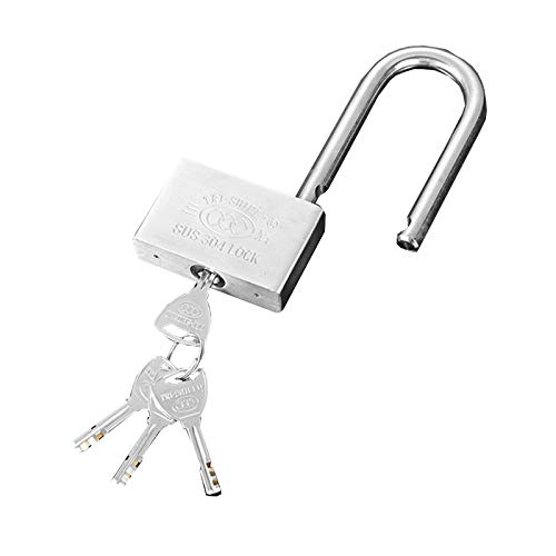 Candado pesado para exteriores, resistente al agua, a prueba de óxido, con 4 llaves para mayor seguridad, disponible en opciones de tamaño de 30 mm, 40 mm, 50 mm y 60 mm. Ideal para uso en exteriores.