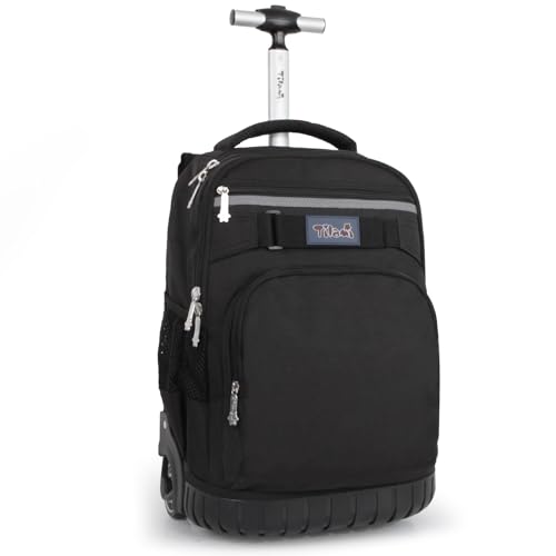 Tilami Rolling Backpack 18 inch Boys and Girls Laptop Backpack
