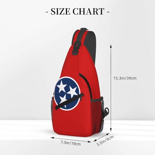 Mochila Unisex Ligera con Estampado de Bandera de Tennessee miniatura 3