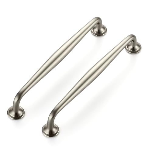 Image of Ravinte 20 Pack 6-1 /4 Inch Brushed Nickel Kitchen Cabinet Handles Solid Zinc Alloy Cabinet Pulls Cupboard & Drawer Handles