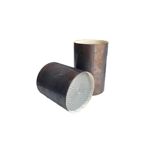 Convertidor de purificación de gases de escape de motocicleta de alta eficiencia con catalizador de metal tipo panal de 53 mm de diámetro.(1 PCS 53x80mm EURO5)